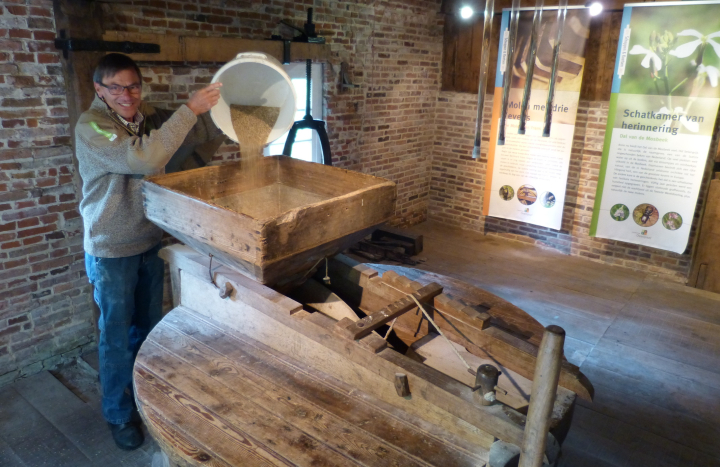 Vrijwillig molenaar molen van Frans
