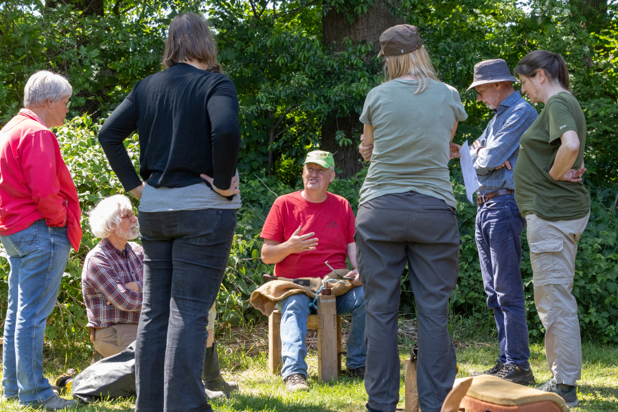 Cursus maaien met de zeis